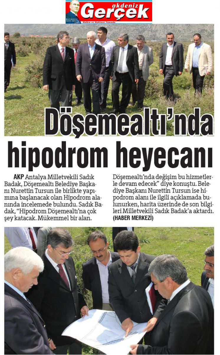 Akdeniz Gerçek - Döşemealtı'nda Hipodrom Heyecanı - 13 Nisan 2013